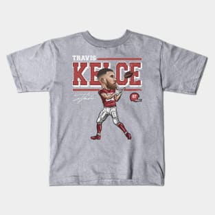 Travis Kelce Kansas City Cartoon Kids T-Shirt